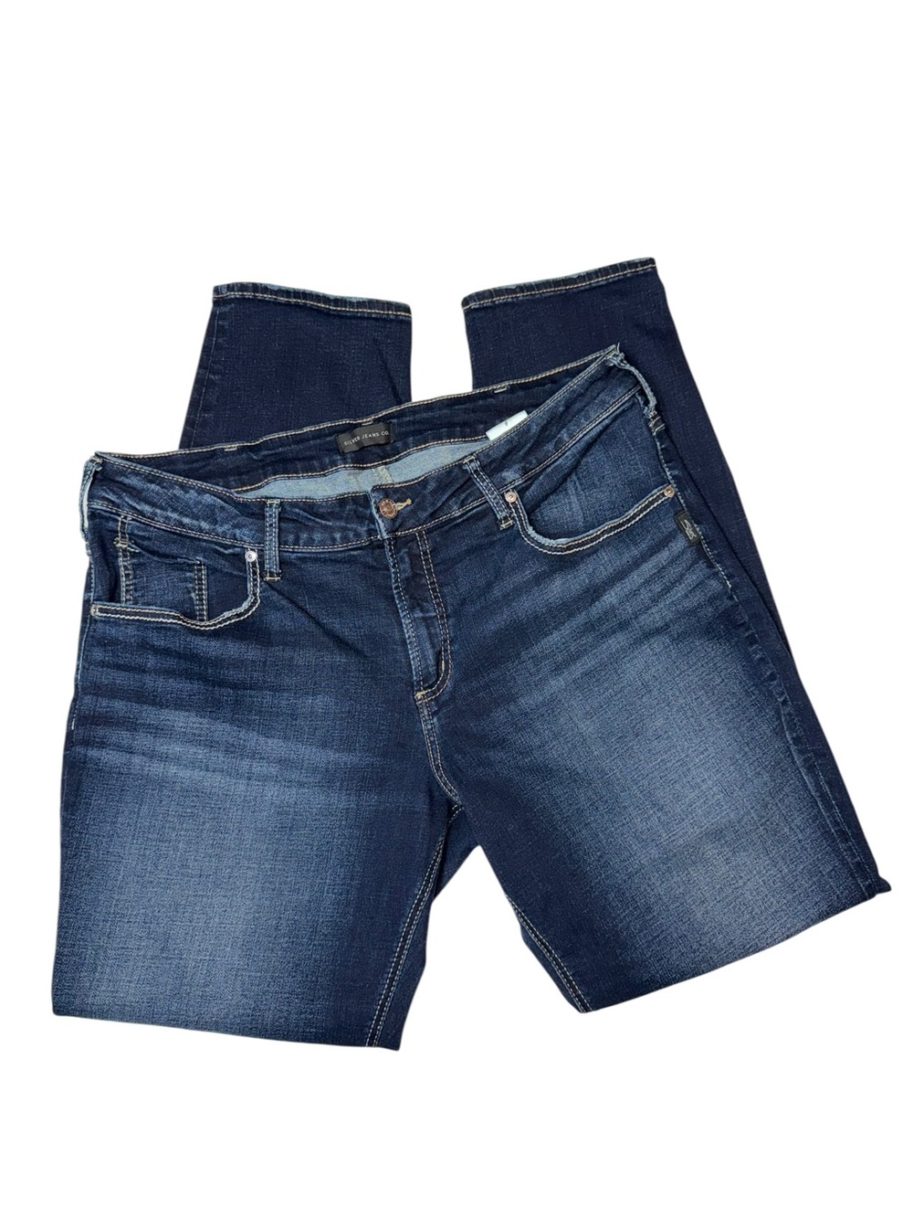 Silver Jeans Dark Blue Stretch Jeggings